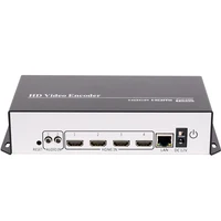 MPEG-4 H.264 /AVC 4 Channel Hdmi Encoder H264 4 Port Hdmi To Ip For Live Streaming