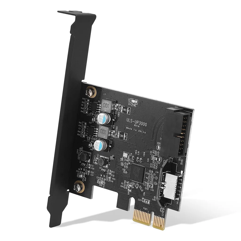 PCI Express 3 0 X1 USB 4P/19Pin + TYPE-E карта расширения PCIe передний адаптер Type-C Riser Card Type-E USB3.0 A-KEY 5