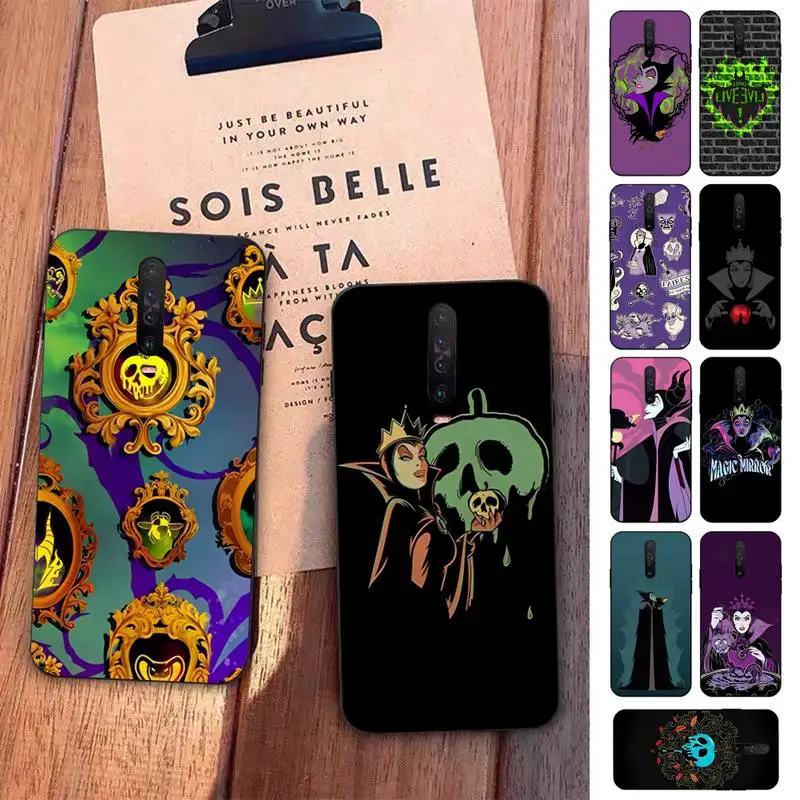 

Disney Evil Queen Phone Case for Redmi 5 6 7 8 9 A 5plus K20 4X S2 GO 6 K30 pro