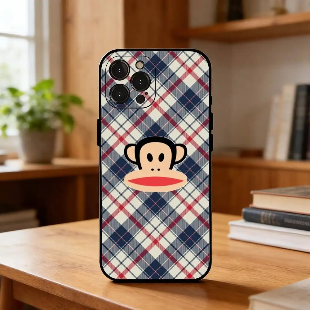 Фото Модный чехол CUTE T-pauls-frank-s для iPhone 17, 16, 15, 14, 13, 12 Plus, Pro Max, XS, 5G, мягкий силиконовый, черный №2
