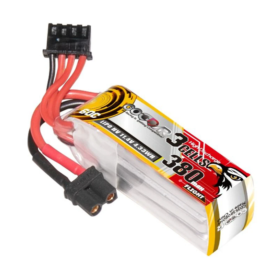 

Аккумуляторная литиевая батарея CD3S38060HV 380MAH 3S 11,4 V 60C HV