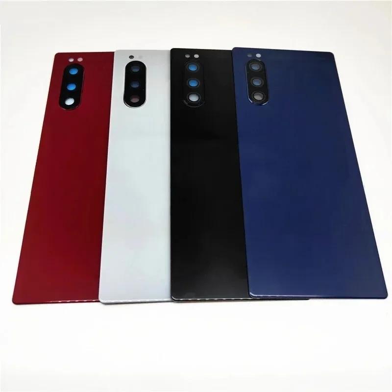 Стеклянная крышка для Sony Xperia 5 Back J8210 J8270 J9210 Крышка батарейного отсека задняя