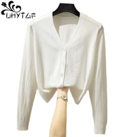 uhytgf cardigan for women single breasted knitted spring autumn sweater jacket long sleeve short top female sueters de mujer 15