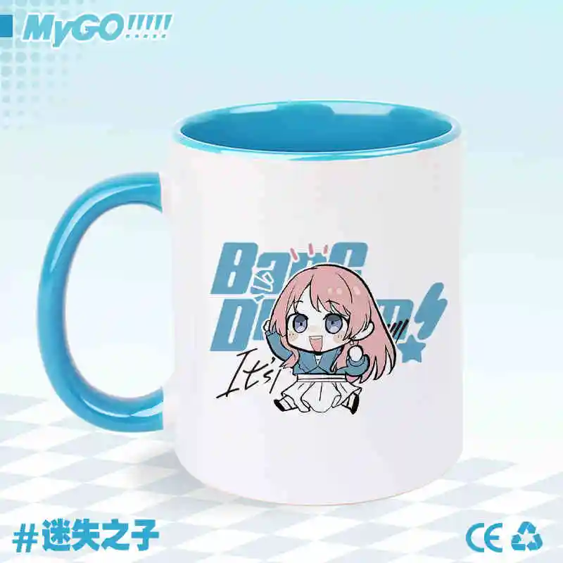Фото Аниме BanG Dream It's MyGO кружки Shiina Taki Kaname Rana Soyorin косплей керамическая чашка для кофе и воды для мужчин и женщин мультяшная чашка для питья №1
