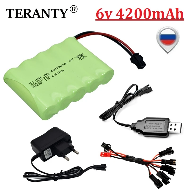 Pack For Rc Boat 6v Rechargeable Battery