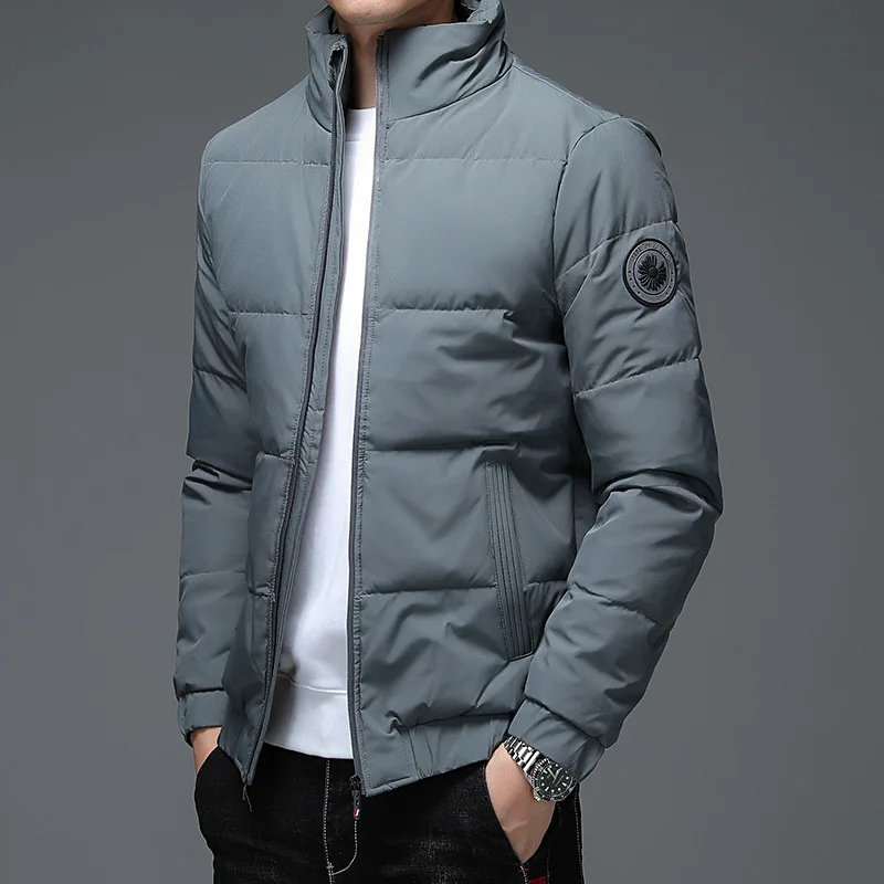 2022 Winter New Light Luxury Fashion Jacket Cotton Jacket Men Jacket Fashion Large Size Cotton Jacket Men's Thickened Warm
