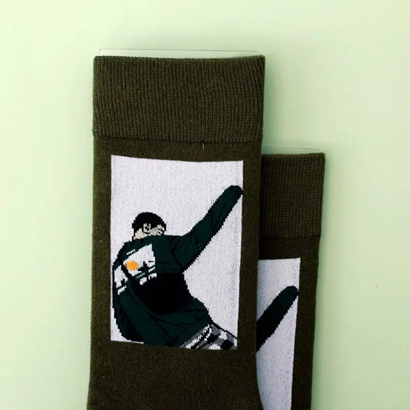 5 Pairs Men's Skateboard Cotton Socks Hip Hop Retro Personality Art Painting Socks Unisex Streetwear Funny Sport Harajuku Socks
