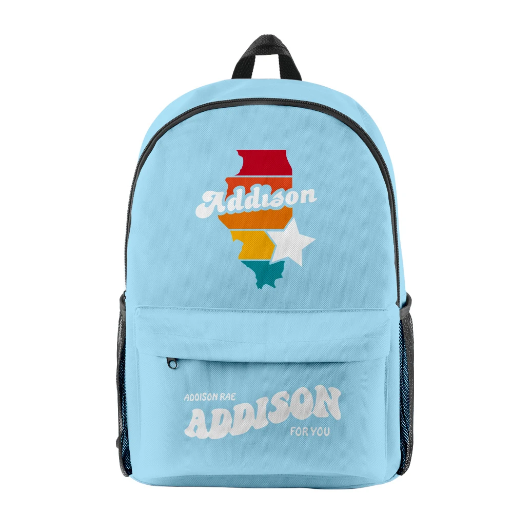 

Trendy Fashion Addison Rae pupil Bookbag Notebook Backpacks 3D Print Oxford Waterproof Boys/Girls Casual Travel Backpacks