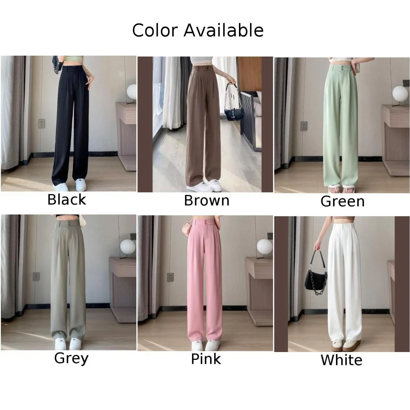 Удобные популярные новые брюки длинные брючные костюмы летние тонкие дышащие