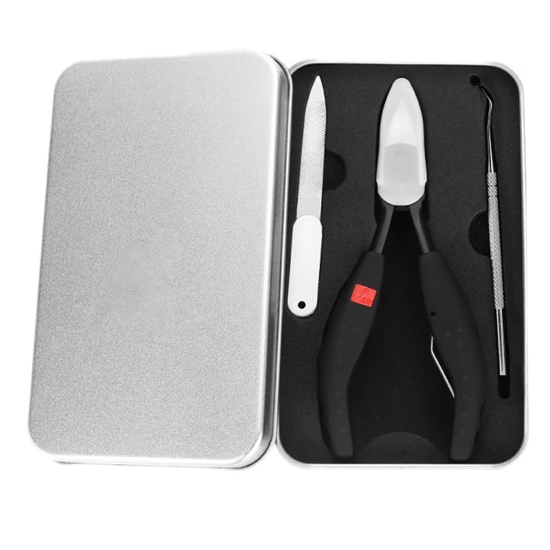 

4Pcs/Lot Paronychia Nail Tools Nail Clipper Nail Correction Thick Nails Ingrown Toenails Nippers Dead Skin Dirt Remover