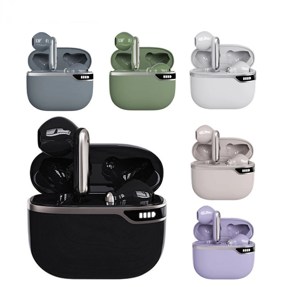

Super Beautiful D28 TWS Wireless Headphones Bluetooth 5.2+EDR Earphones Active Noise Reduction HIFI Sound Quality Half In-Ear