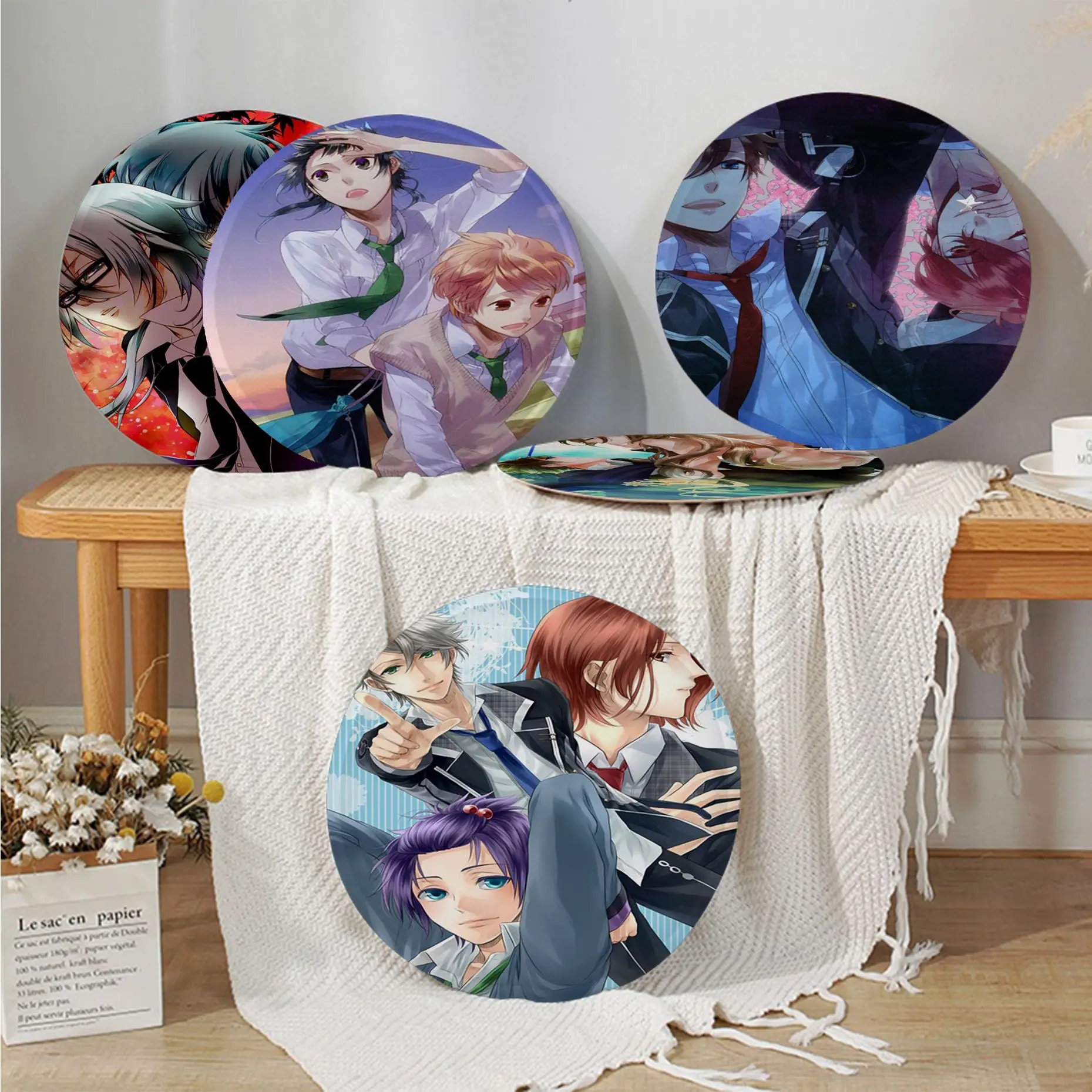 

StarrySky Anime Decorative Stool Pad Patio Home Kitchen Office Chair Seat Cushion Pads Sofa Seat 40x40cm Sofa Cushion