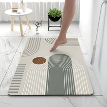 Toilet Absorbent Floor Mats Soft Diatom Mud Toilet Door Floor Mats Household Quick-drying Bathroom Non-slip Mats Modern Mats Toilet Absorbent Floor Mats Soft Diatom Mud Toilet Door Floor Mats Household Quick-drying Bathroom Non-slip Mats Modern Mats