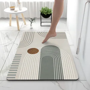 toilet absorbent floor mats soft diatom mud toilet door floor mats household quick drying bathroom non slip mats modern mats free global shipping