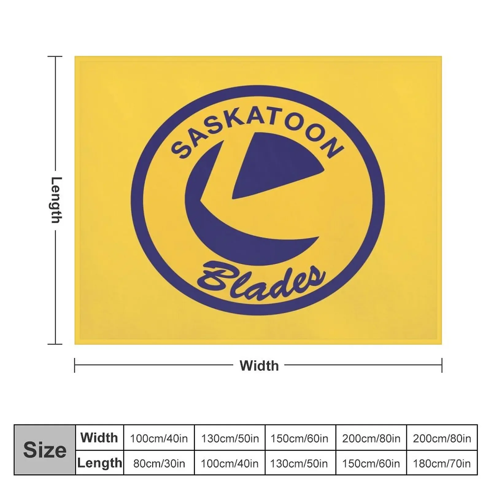 Одеяло Saskatoon Blades мягкие большие одеяла и пледы на заказ