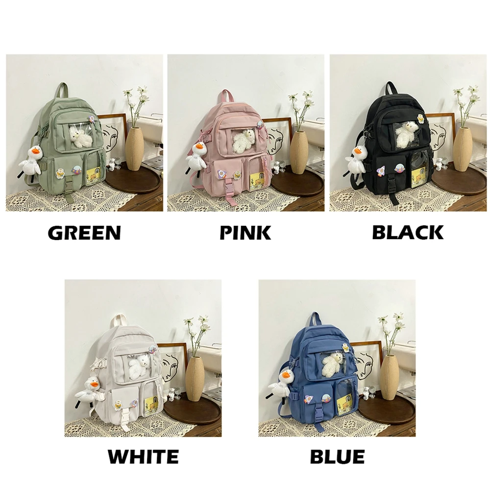 Cute Women Large Capacity Backpack Waterproof Nylon Female Schoolbag Laptop Backpacks Girl Travel Book Bags