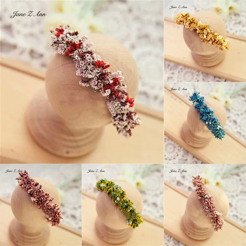 

Children photography hairband headdress newborn baby photo studio props head flower immortal flower headband flower may fall