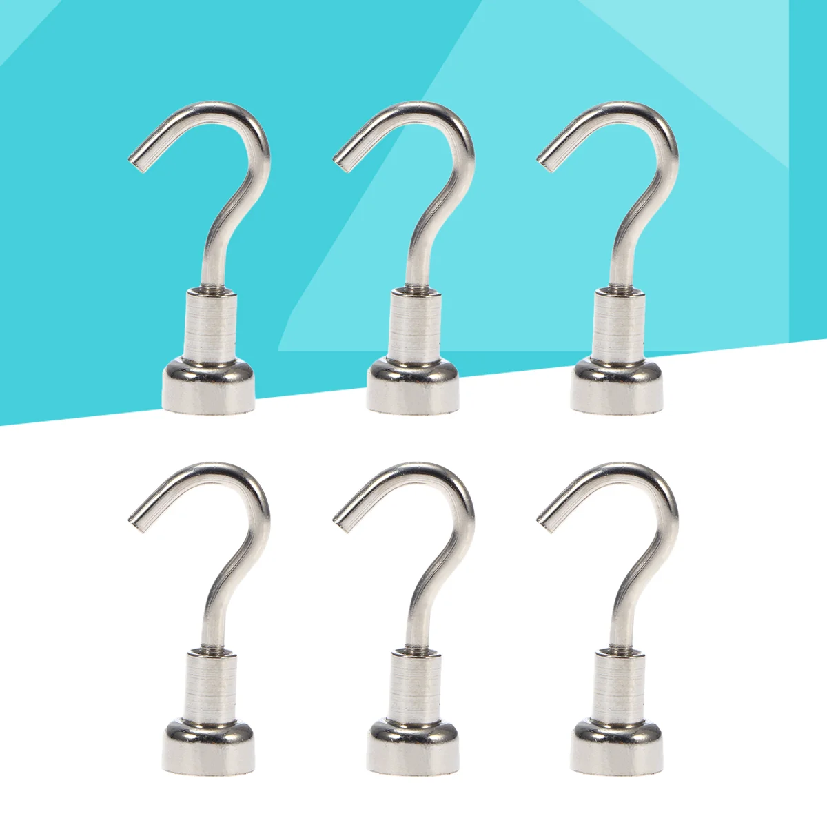 

12 Pcs Heavy Duty Strong Magnetic Hooks for Storage and Organization Home Kitchen Accessories （D10）