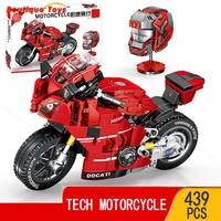 hot selling high quality motorcycle compatible lego small particle building blocks boys childrens educational assembly toys