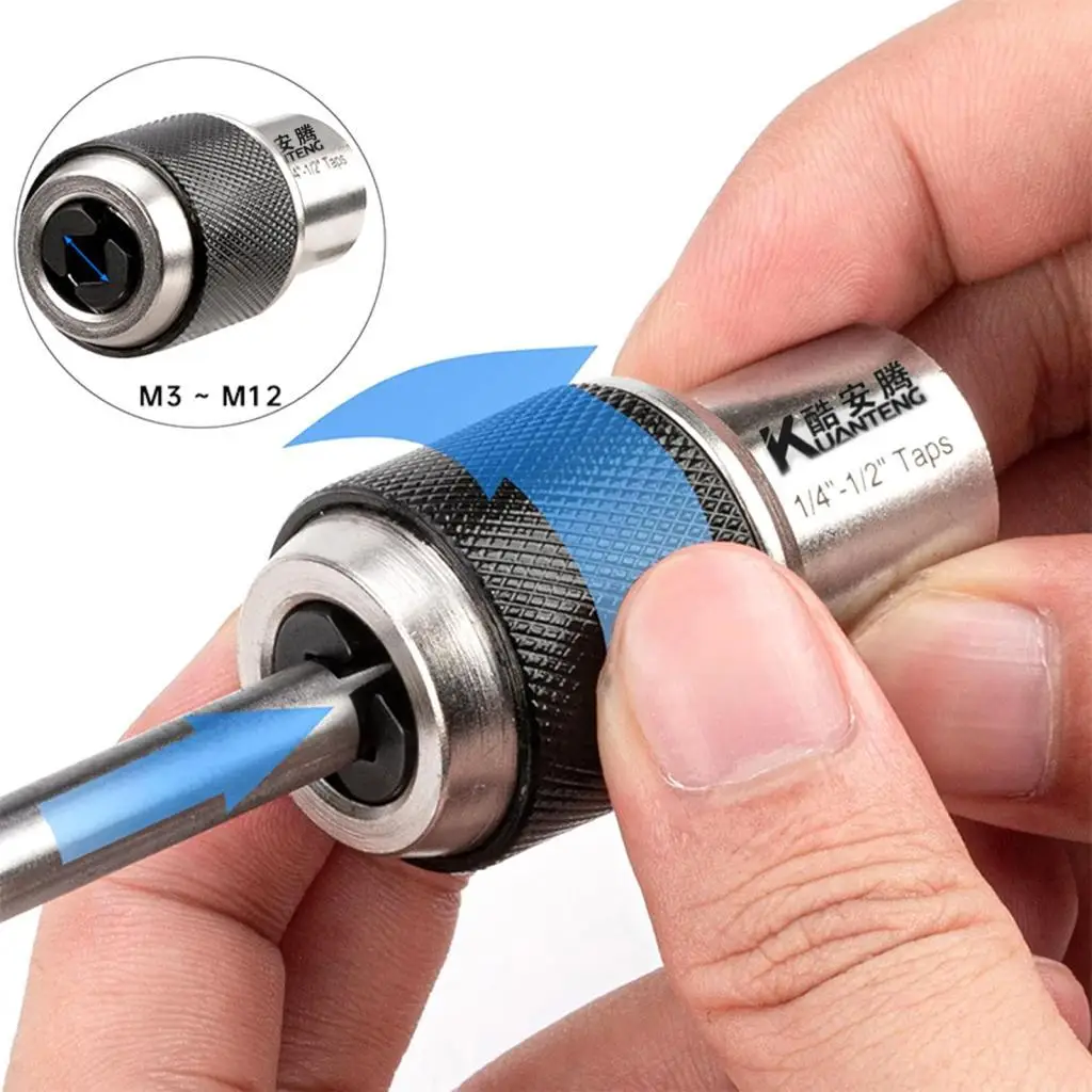 

Головки для метчика Homyl 2 шт., M3-12, 3/8 дюйма