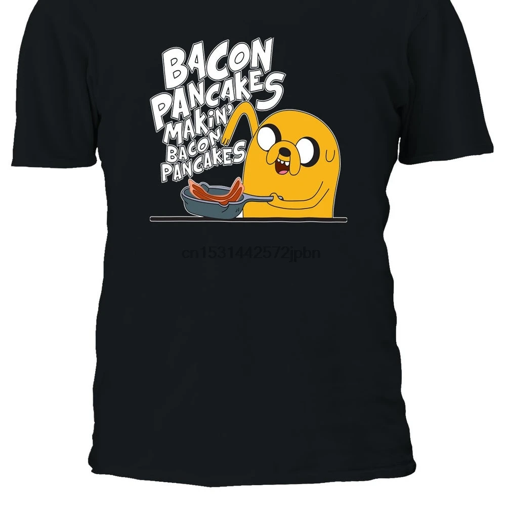 Jake From Adventure Time Bacon Pancakes T shirt Tee Shirt Top Men Women Boy  Girl Ladies S M L XL XXL 3XL 4XL 5XL 2440 | AliExpress