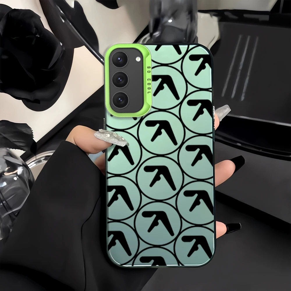 Фото Чехол для телефона с логотипом Aphex Twins Symbol для Samsung Galaxy S24 S23 S22 S21 S20 FE Ultra Plus 4G 5G Fall Matte №1