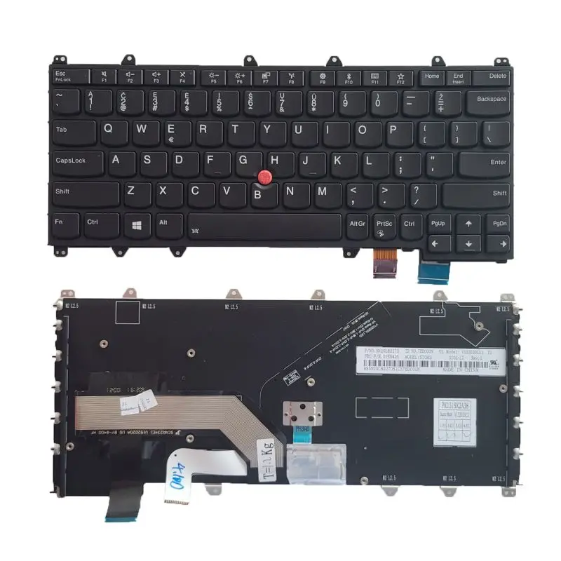 

Новая клавиатура для ноутбука lenovo IBM Thinkpad Yoga 370,X380 Yoga с подсветкой