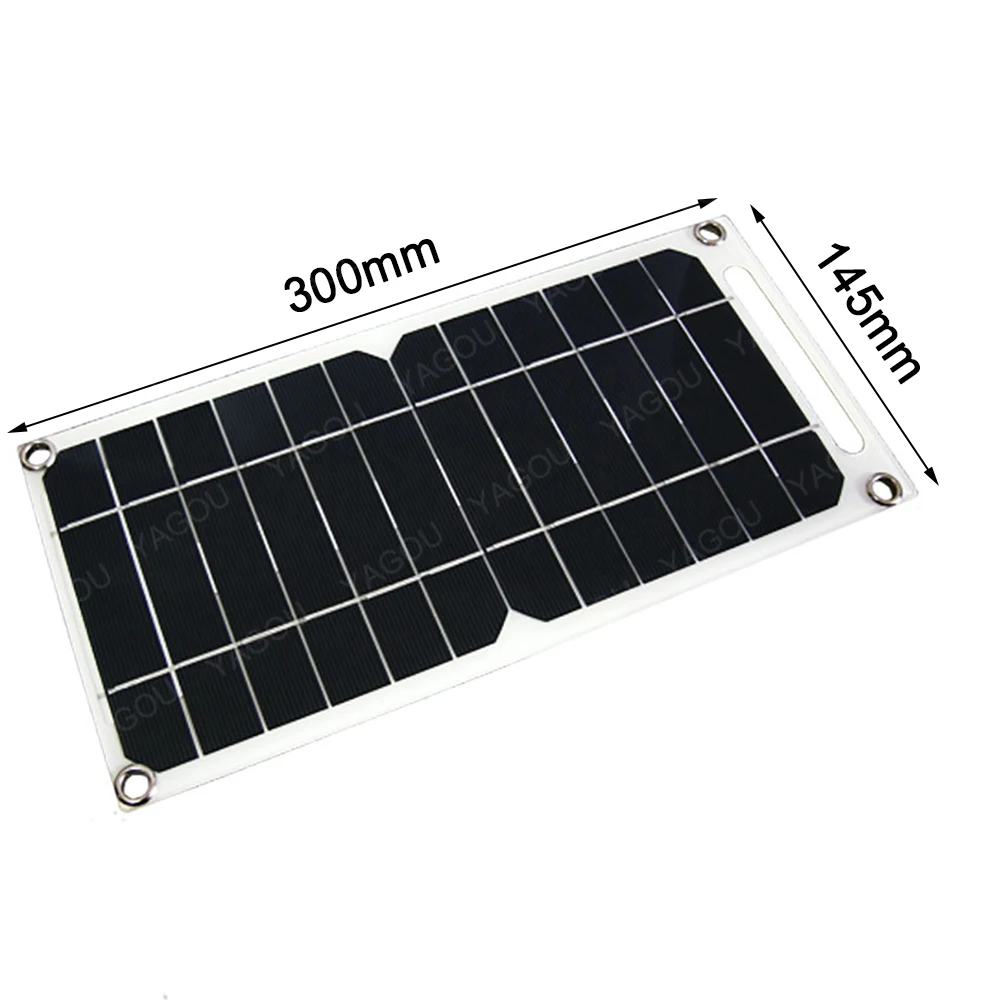 5v high power usb solar panel outdoor waterproof hike camping portable cells power bank battery solar charger for mobile phone free global shipping