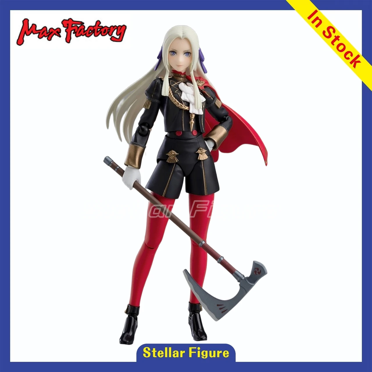 Фото 【SF】В наличии: Коллекционная фигурка Max Factory GSC Figma461 Edelgard Von Hresvelg из Fire Emblem: Three Houses – модель для подарка №2
