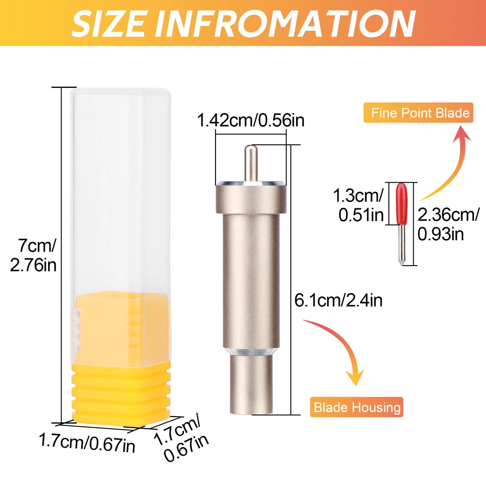 6 шт. комплект тонких лезвий DIY Craft с корпусом профессиональная искусственная кожа