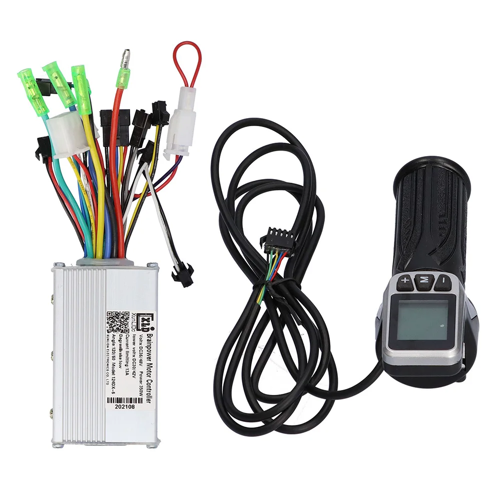 

36V/48V 350W Brushless Controller Kit with LCD Meter Throttle Grip for Electric Bicycle E-Bike Electric Scooter New