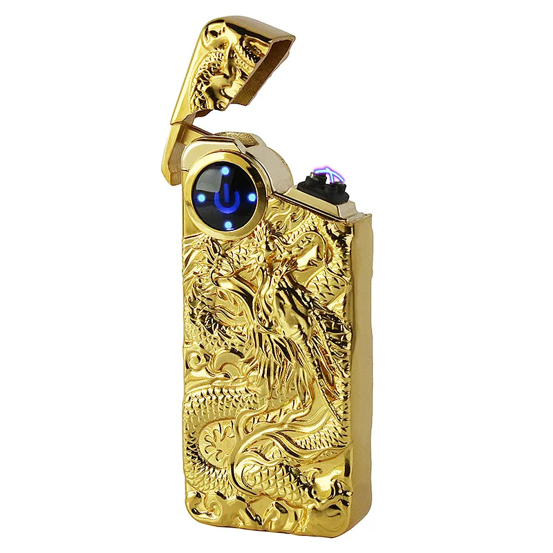 Электронная зажигалка с импульсной дугой перезаряжаемая по USB Зажигалка в Форме