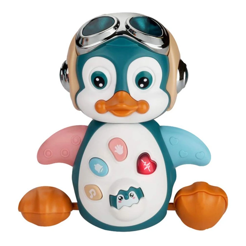 

Dancing Walking Penguin Toys Musical Animal Toys Electric Light Up Penguin Toys Musical Educational Gift For Kids