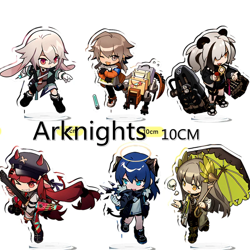 Новый ArKnights Dusk Ji Shu Ling акриловый кулон аниме брелок акрил 10 см металлический