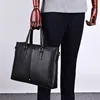 Business Genuine Leather Men Briefcase Cowhide 14-Inch Laptop Bag Casual Shoulder Bag Male Large Capacity File Bag 3