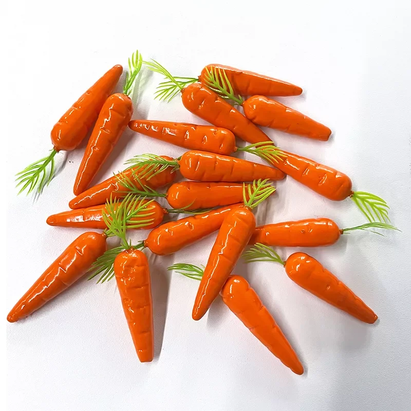 

NEW2023 Easter Simulation Carrot Easter Decorations for Home Artificial Carrot Craft Kids Gift Favor Easter Bunny Party Decor Pr