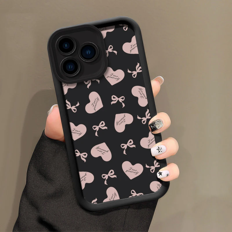 Красивый чехол с бантом и сердечком для OPPO Realme Q5 V5 K7X V13 U1 Q3i Q3 карнавальный