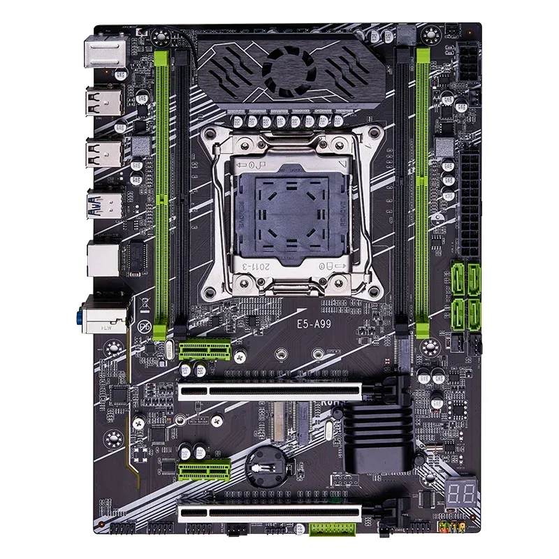 QIYIDA X99 Набор материнских плат LGA 2011-3 Xeon E5 2690 V4 Процессор 4 канала DDR4 2*16G = 32 ГБ ОЗУ