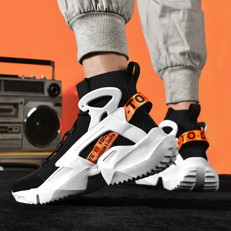 

Sports Shoes Men's Autumn and Winter New Fashion Color-blocking Running Shoes Comfortable and Breathable Outdoor Running Shoes