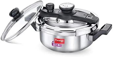 

Svachh 3 Litre Stainless Steel Pressure Cooker, silver, standard