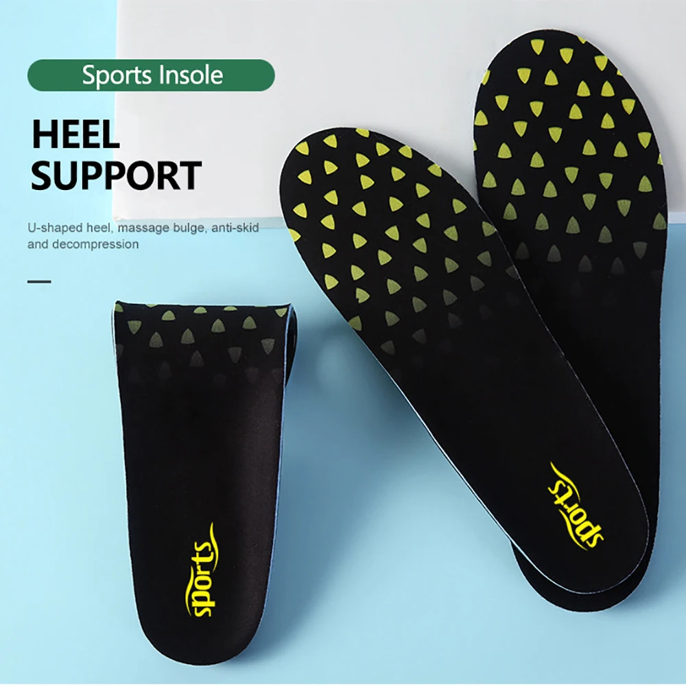 NOIPACE Sports Insoles Arch Support Shoe Insoles Full Length Orthotic Inserts for Plantar Fasciitis Treatment GEL Heel Cushion