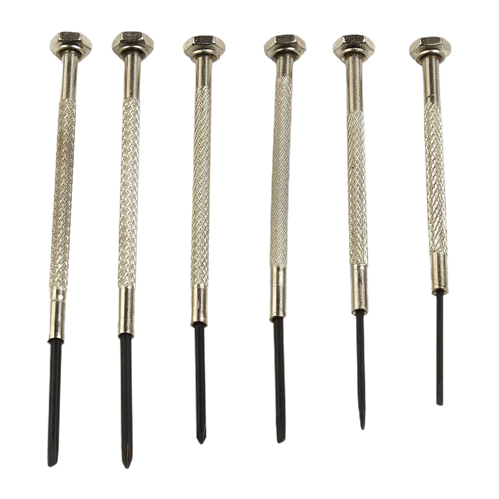 

6pcs Precision Cross Slotted Screwdriver Set For Fixing Repairing Watch Jewelry Glasses Electronic Small Screw Tools