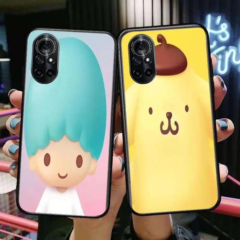 

Moe Clear Phone Case For Huawei Honor 20 10 9 8A 7 5T X Pro Lite 5G Black Etui Coque Hoesjes Comic Fash design