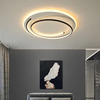 modern round ring led ceiling lamp simpl dimmer for living room bedroom balcony plafonnier home decor lighting lusters luminaire