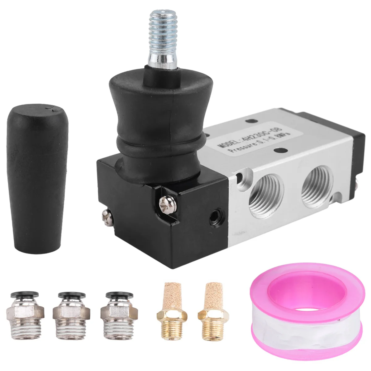 1/4-дюймовый NPT 5-позиционный 3-позиционный пневматический ручной клапан