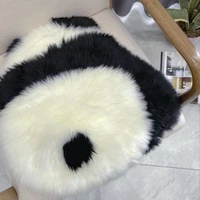 household products handmade pure wool lovely animal panda seat cushion