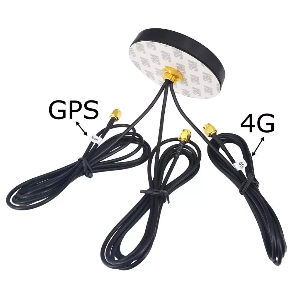 

Антенна 3G 4G LTE BD GSM GPS комбинированная, наружная Водонепроницаемая комбинированная Mimo антенна, 1,5 дБи, двойной разъем SMA типа «папа», м