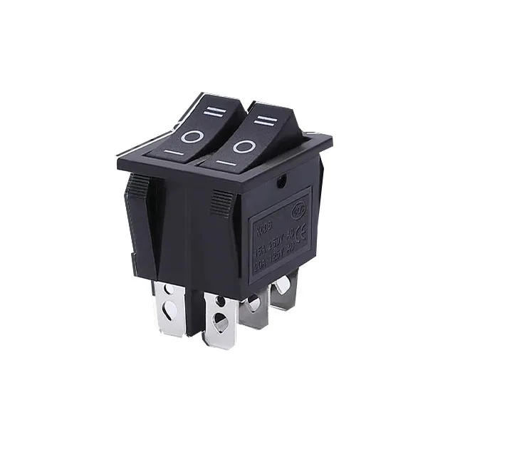 

Переключатель KCD8 6-контактный с подсветкой