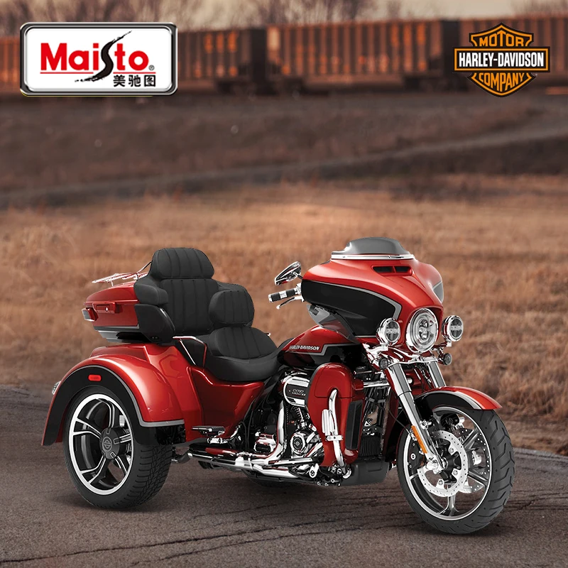 

Модель мотоцикла Maisto Harley Davidson CVO Tri Glide Moto 1:12 коллекционные игрушки для взрослых и детей