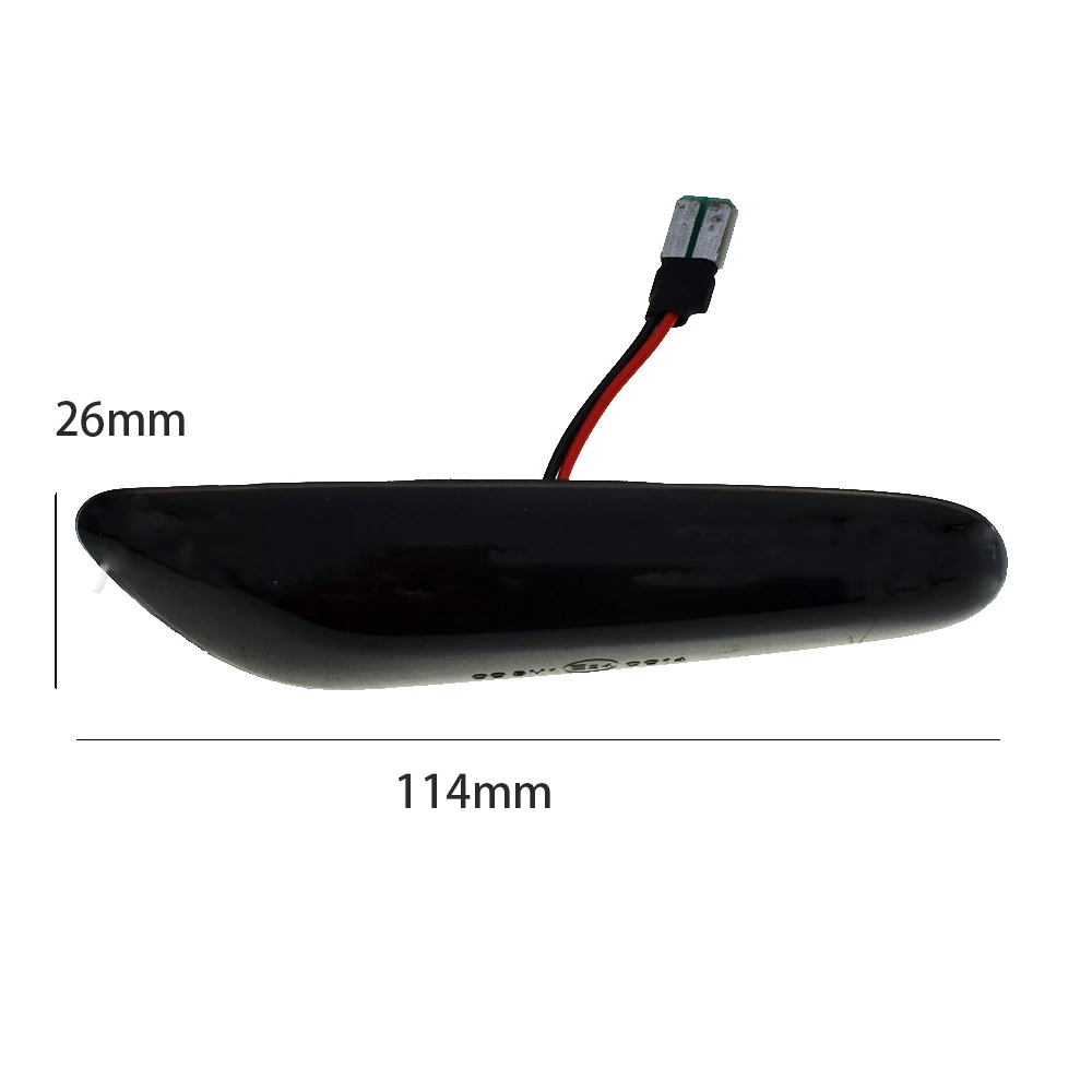 ity 2 dynamicznych bocznych świateł obrysowych LED do kierunkowskazów Akcesoria samochodowe BMW E60 E61 E87 E90 E91 E92 E93 E81